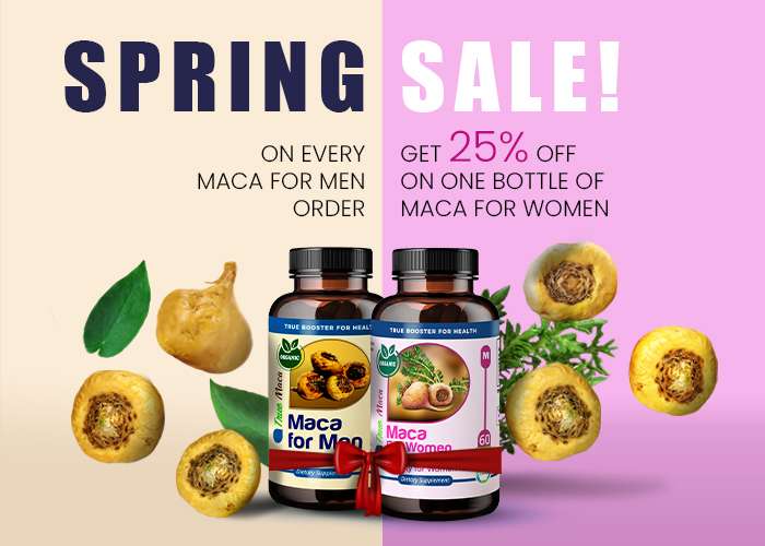 Purchase Maca Man and enjoy a generous 25% discount on TrueMed Maca Woman